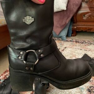 Harley Davidson Leather riding boots